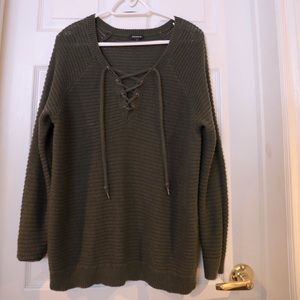 Torrid size 1 knitted sweater. Worn a handful of times. Military green,